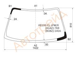 Стекло лобовое в клей без полосы TOYOTA COROLLA 4D/5D /COROLLA FX 91-02 XYG KE100-CL LFW/X