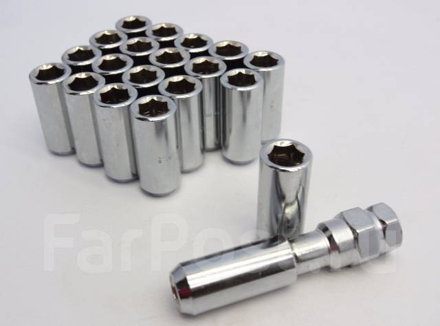Комплект гаек 20шт. M14-1.5 под внутренний шестигранник. 45мм [20084 ...