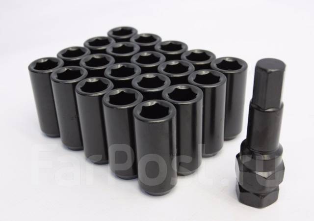 Комплект гаек 20шт. M14-1.5 под внутренний шестигранник. 45мм [20087 ...