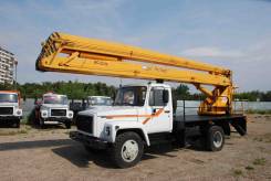 ГАЗ 3309. Автогидроподъемник ВС-22.02 Э. И. на шасси ГАЗ-3309 (4х2) (трехколен. ), 100 куб. см., 22 м.