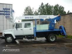 ГАЗ-33081. Автогидроподъемник ВИПО-18-01 на шасси (4х4) (5м. каб), 100 куб. см., 18 м.