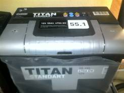 Titan. 55 А.ч., правое крепление, производство Россия