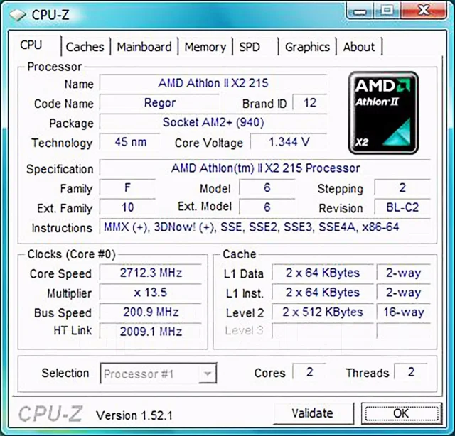 AMD Athlon II X2 215 ����