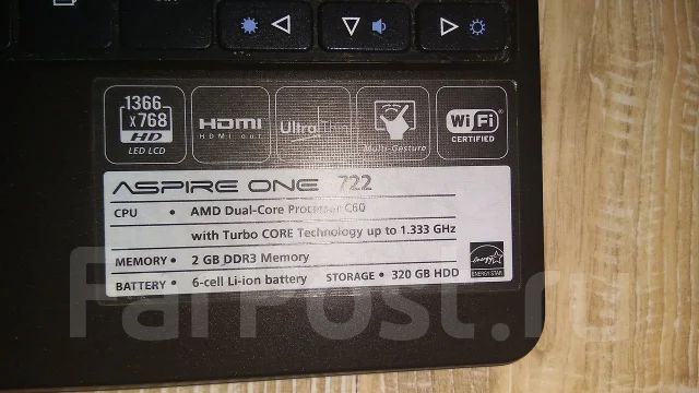 Acer Aspire 1410-232G32N. 10.1", ��� 2048 ��, WiFi: 1, Bluetooth: 1 ����