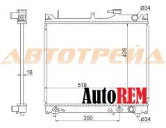Радиатор охлаждения двигателя. Suzuki Vitara Suzuki Escudo, TD02W, TD01W, TD11W, TD32W, TD54W, TA02W, TD62W, TD51W, TDB4W, TD61W, TD31W, TD52W, TD94W...