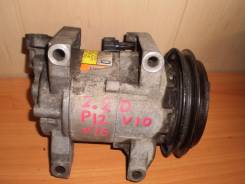 Компрессор кондиционера. Nissan Tino, V10 Nissan Almera Classic, N16 Nissan Primera, P12 Nissan Almera, N16 Двигатель YD22DDT