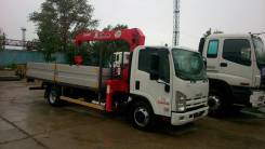 Isuzu Elf. Борт-кран Isuzu ELF (NQR90L-L) с КМУ UNIC UR-V374, 5 193 куб. см., 4 300 кг. Под заказ