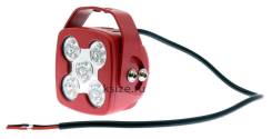 Фонарь светодиодный Ksize SS50-C10CR (белый, 50W) красный