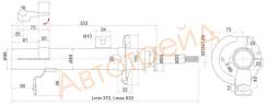Стойка передняя MAZDA 2/DEMIO/VERISA/FORD FUSION/FIESTA 03- LH SAT ST-D350-34-900C