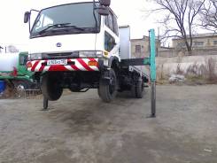 Nissan Diesel UD. 4WD мостовой рессорный Бортовой с манипулятором, 7 000 куб. см., 6 000 кг.