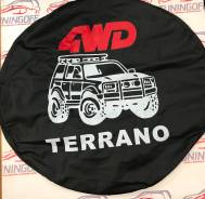 Чехол для запасного колеса. Nissan Terrano