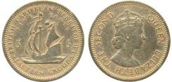Восочно-карибские острова 5 центов 1955 год (иностранные монеты)