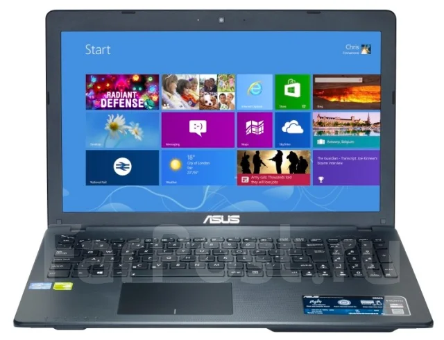 Asus X552CL. 15.6", 1,8����, ��� 6 ��, ���� 750���, WiFi: 1, Bluetooth: 1, ����������� �� 3��. ����
