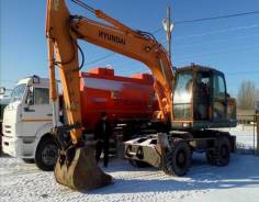 Hyundai. Продам Экскаватор Колесный R180W-9S (Б/У) 2013г. в., 5301 моточ, 890,00 куб. м.