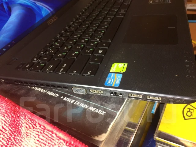 Asus X552CL. 15.6", 1,8����, ��� 6 ��, ���� 750���, WiFi: 1, Bluetooth: 1, ����������� �� 3��. ����