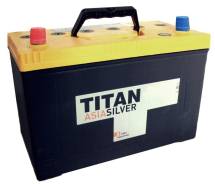 Titan. 100 А.ч., левое крепление, производство Россия
