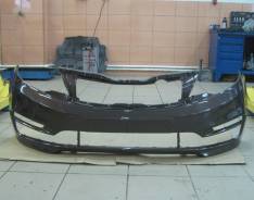 Бампер. Kia Rio, QB, UB Двигатели: D3FA, D4FC, G4FA, G4FD, G4FG, G4LA