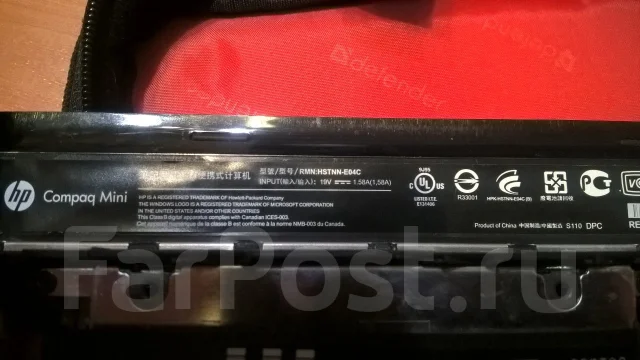 Compaq Mini. 10.1", 1,7����, ��� 2048 ��, ���� 120���, WiFi: 1, Bluetooth: 1, ����������� �� 3��. ����