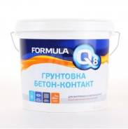 Грунтовка Престиж Бетон-контакт FORMULA Q8 ВД полиакриловая 1,4 кг (8/кор)