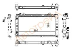 Радиатор LADA GRANTA 12-/DUTSUN ON-DO/MI-DO 14- SAT SG-LD0001-AT