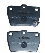 Тормозные колодки зад TOYOTA RAV4 ACA2# 2AZFSE 1AZFE 2AZFSE 00-05 04466-42010 Akyoto AKD-1424