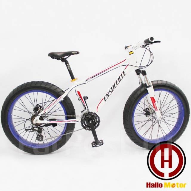 Велосипед фэтбайк с 24 дюймовыми колёсами, Ensoleille, новый, под заказ ...