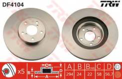 Диск тормозной передний SUBARU FORESTER, IMPREZA, LEGASY, OUTBACK DF4104