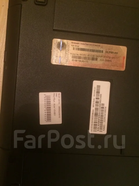 Acer Aspire V3-551. 15.6", WiFi: 1, Bluetooth: 1 ����