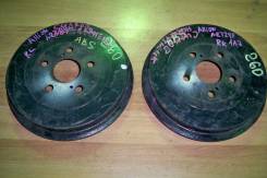 Барабан тормозной. Toyota Corona Premio Toyota Allion, AZT240, ZZT245 Toyota Premio, AZT240, ZZT245 Toyota Opa, ZCT15, ACT10 Двигатели: 1ZZFE, 1AZFSE