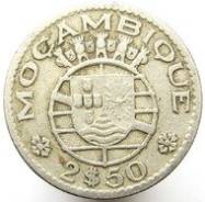 Мозамбик 2,50 эскудо 1965 год (иностранные монеты)