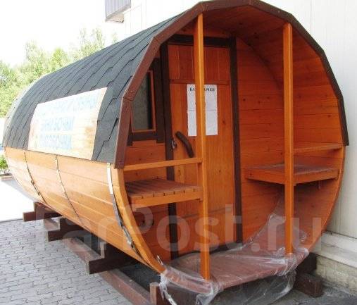 Баня бочка с утеплением от производителя в Находке