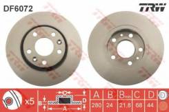 Диск тормозной передний RENAULT DUSTER (+ESP), FLUENCE, MEGANE III DF6072