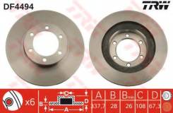 Диск тормозной передний LAND CRUISER 120, PRADO 150, LEXUS GX450, GX470 DF4494