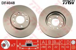 Диск тормозной передний OPEL ASTRA H, MERIVA A-B, ZAFIRA A-B DF4048