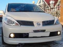 Накладка на фару. Nissan Tiida Latio, SNC11, SC11, SJC11. Под заказ