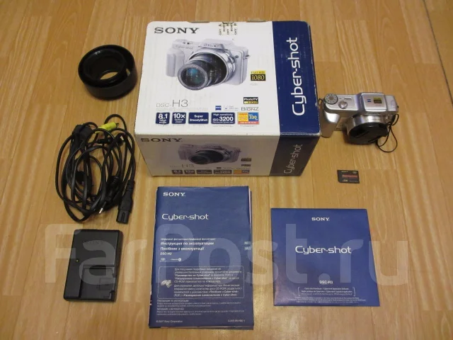 Sony Cyber-shot DSC-H3. 8 - 8.9 ��, ���: 10� ����