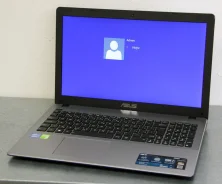 Asus X550L. 15.6", 2 600����, ��� 8 ��, ���� 1 000���, WiFi: 1, Bluetooth: 1, ����������� �� 4��. ����
