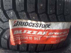 Bridgestone Blizzak Spike-01. Зимние, шипованные, 2013 год, без износа, 4 шт
