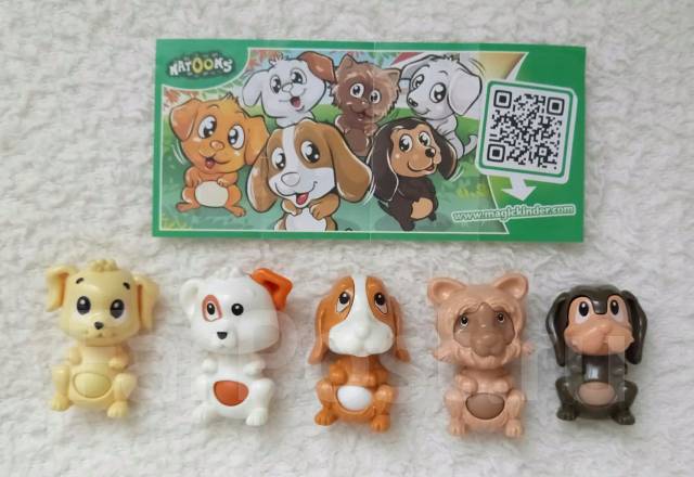 Киндер сюрприз Kinder Natoons Собачки - Игрушки во Владивостоке