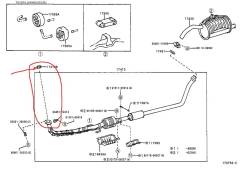 Кольца глушителя. Toyota: Corolla, Cynos, Yaris, Corolla II, Town Ace Noah, Vitz, Lite Ace, Soluna Vios, Corona, Corona Premio, Carina E, Corolla Fiel...