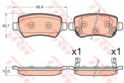 Колодки задние KIA CEE'D без электронного ручника GDB3585