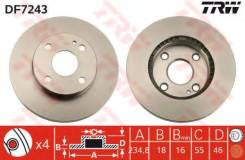 Диск тормозной передний MAZDA 323P (BA) 1.3-16V DF7243