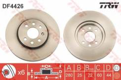 Диск тормозной передний OPEL ASTRA H, MERIVA DF4426