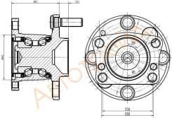 Ступица RR MAZDA Demio, DE3FS, DE3AS, DE5FS 07- SNR R170.45