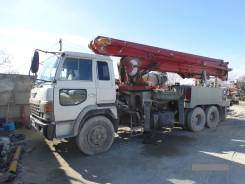 Hino. Автобетононасос Kyokuto на базе HINO FS63. Поршневой, Шиберный. 30м., 16 746 куб. см., 30 м.
