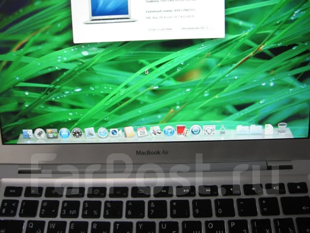 Apple MacBook Air 13. 13.3", 1,6����, ��� 2048 ��, ���� 60���, WiFi: 1, Bluetooth: 1, ����������� �� 3��. ����