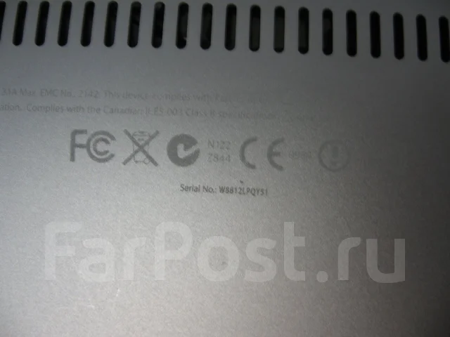 Apple MacBook Air 13. 13.3", 1,6����, ��� 2048 ��, ���� 60���, WiFi: 1, Bluetooth: 1, ����������� �� 3��. ����