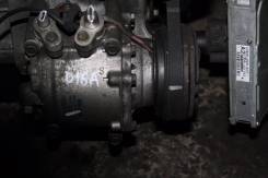 Компрессор кондиционера. Honda: CR-X del Sol, Civic Ferio, CR-X Delsol, Civic, HR-V, Partner, Domani Двигатель D16A
