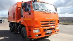 Кургандормаш КО-318Д. КО-318Д на шасси Камаз-53605 вакуумная подметально-уборочная (пылесос), 100 куб. см.