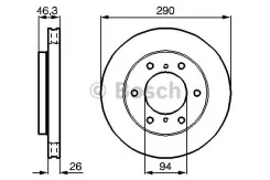 ���� ��������� ���. Bosch MMC Pajero V63W, V60,70#; Pajero V83W V80,90# 4615A061 ����